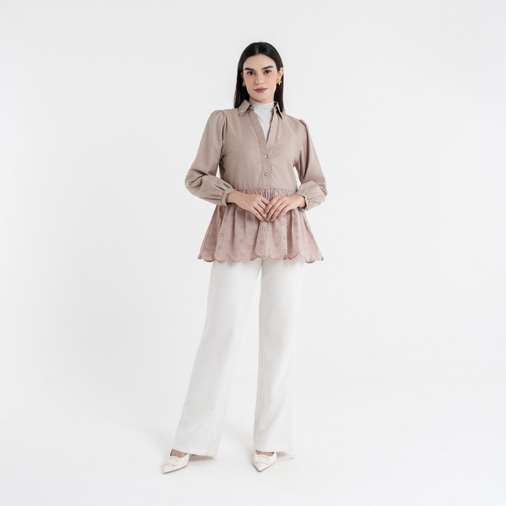 Chanté - Quanina Blouse In Nude (Women Blouse)