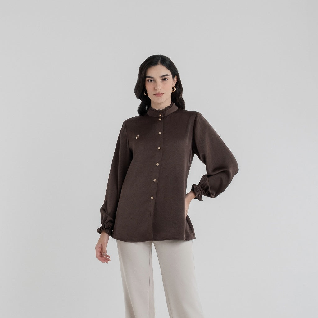 Chanté - Riva Blouse in Espresso(Women Blouse)