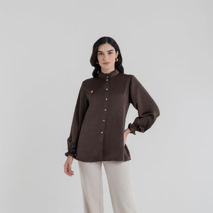 Chanté - Riva Blouse in Espresso(Women Blouse)
