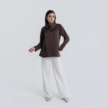 POS - Chanté - Penelope Blouse in Espresso (Women Blouse)