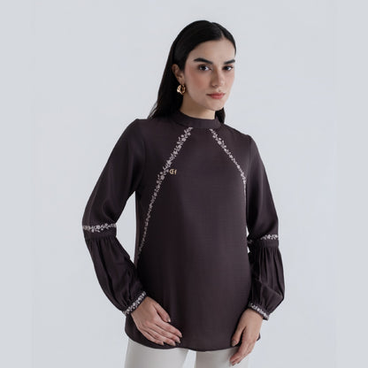 Chanté - Polina Blouse in Cocoa (Women Blouse)