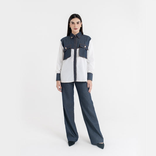 Chanté - Quinna Shirt in Broken White