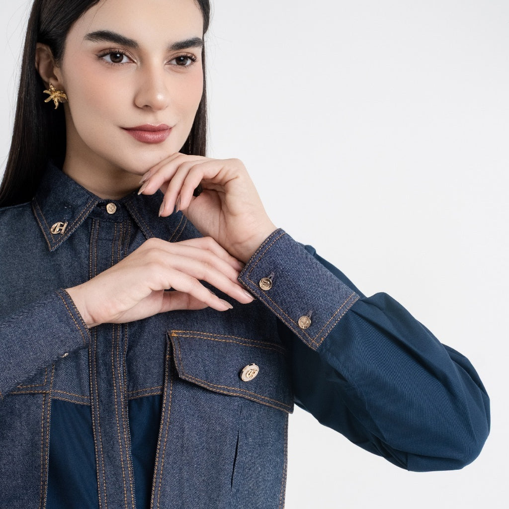 Chanté - Quinna Shirt in Navy Blue