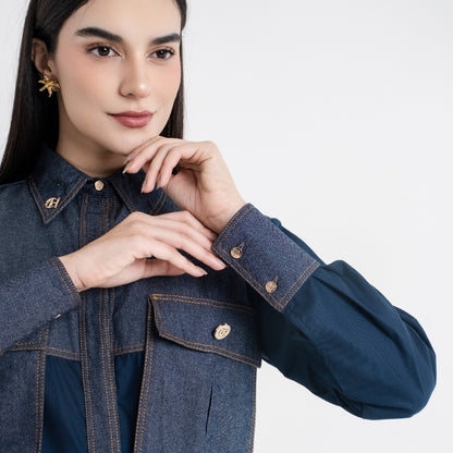 Chanté - Quinna Shirt in Navy Blue