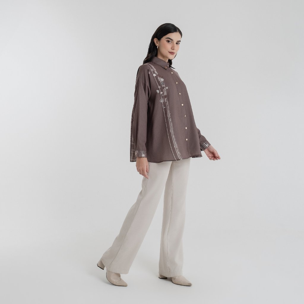 Chanté - Raline Shirt in Brown (Women Shirt)