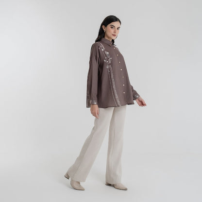 Chanté - Raline Shirt in Brown (Women Shirt)