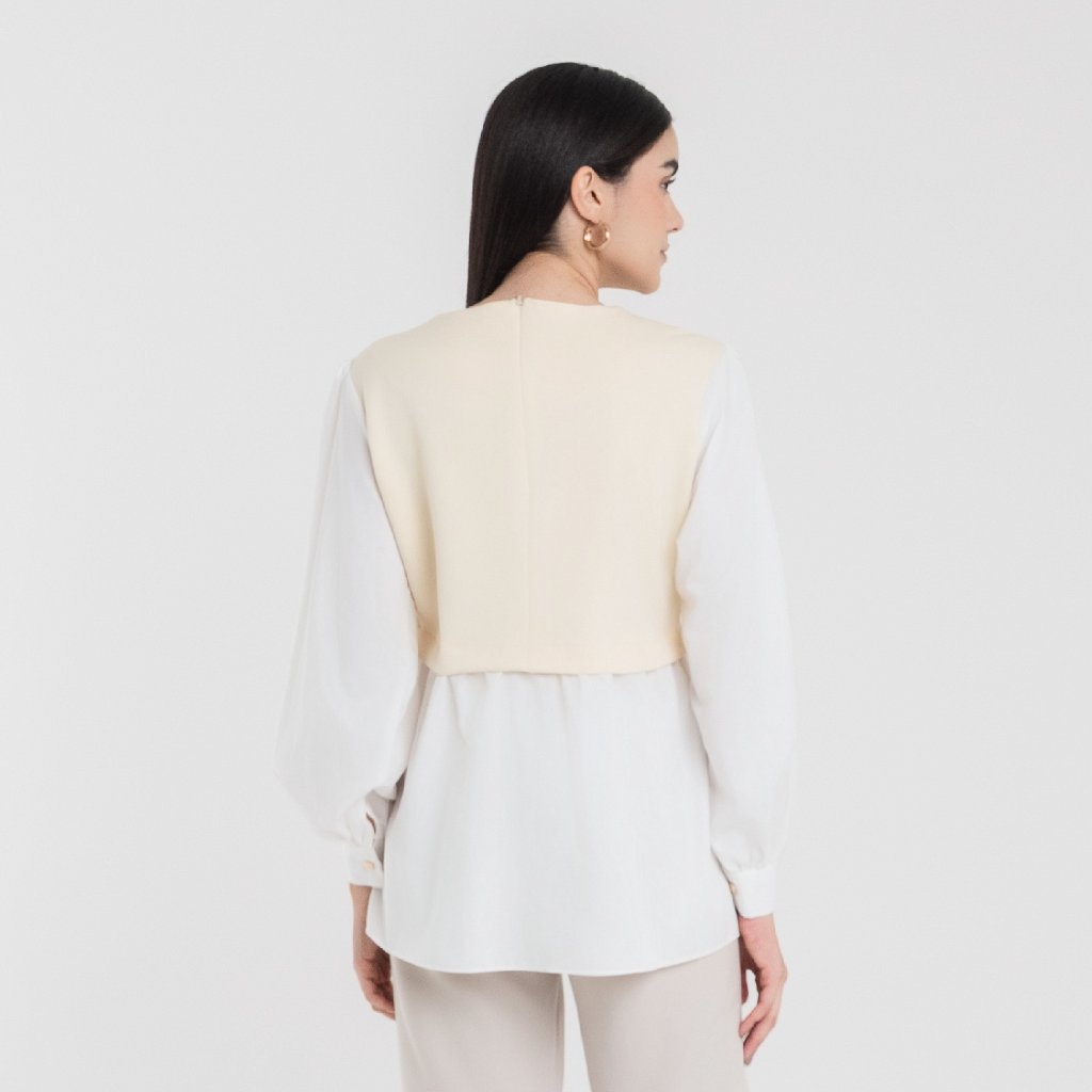 Chanté - Samara Blouse in Butter Yellow