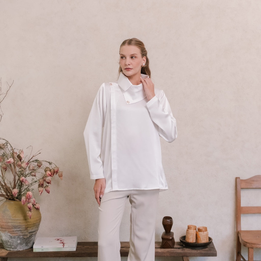 POS - Chanté - Penelope Blouse in Broken White