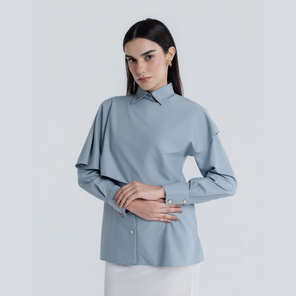 Chanté - Patrice Shirt in Powder Blue