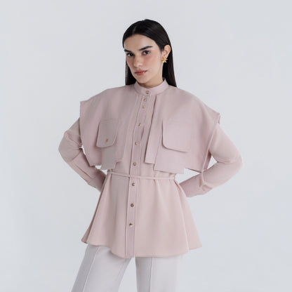 Chanté - Pavina Blouse in Blush (Women Blouse)