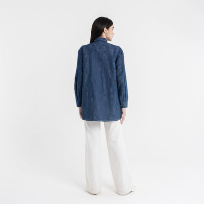 Chanté - Quilla Shirt in Dark Denim (Women Shirt)
