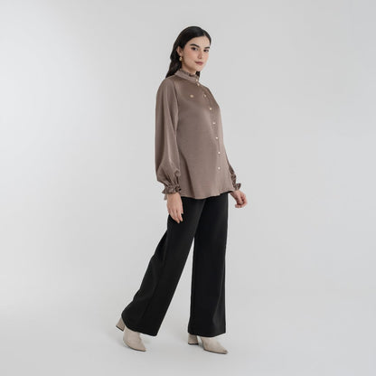 Chanté - Riva Blouse in Hazelnut (Women Blouse)