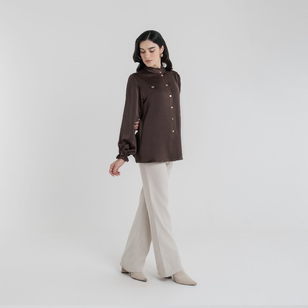 Chanté - Riva Blouse in Espresso(Women Blouse)