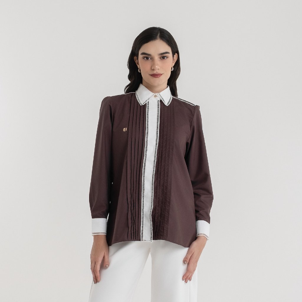 Chanté - Rinova Shirt in Espresso (Women Blouse)