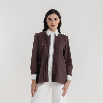 Chanté - Rinova Shirt in Espresso (Women Blouse)