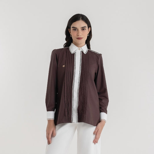 Chanté - Rinova Shirt in Espresso (Women Blouse)