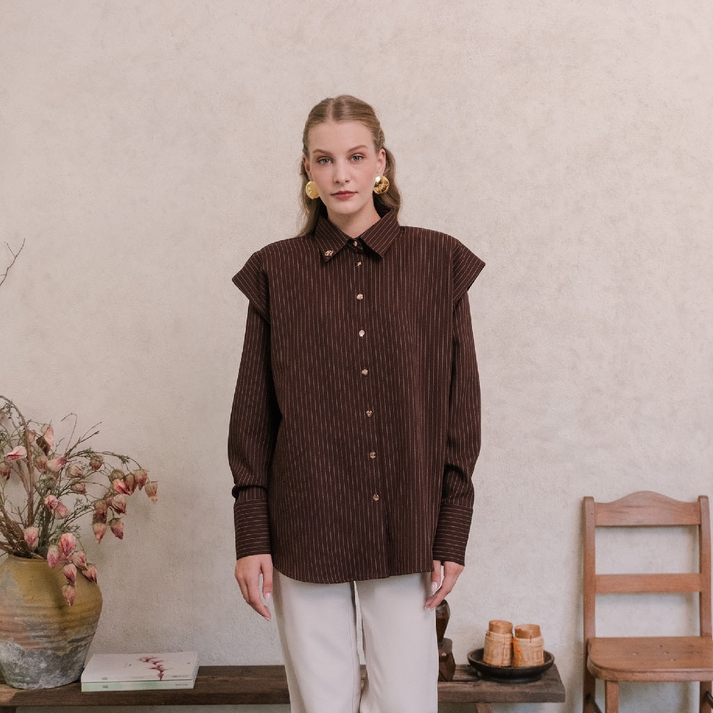 Chanté - Pepper Shirt in Choco (Women Shirt)