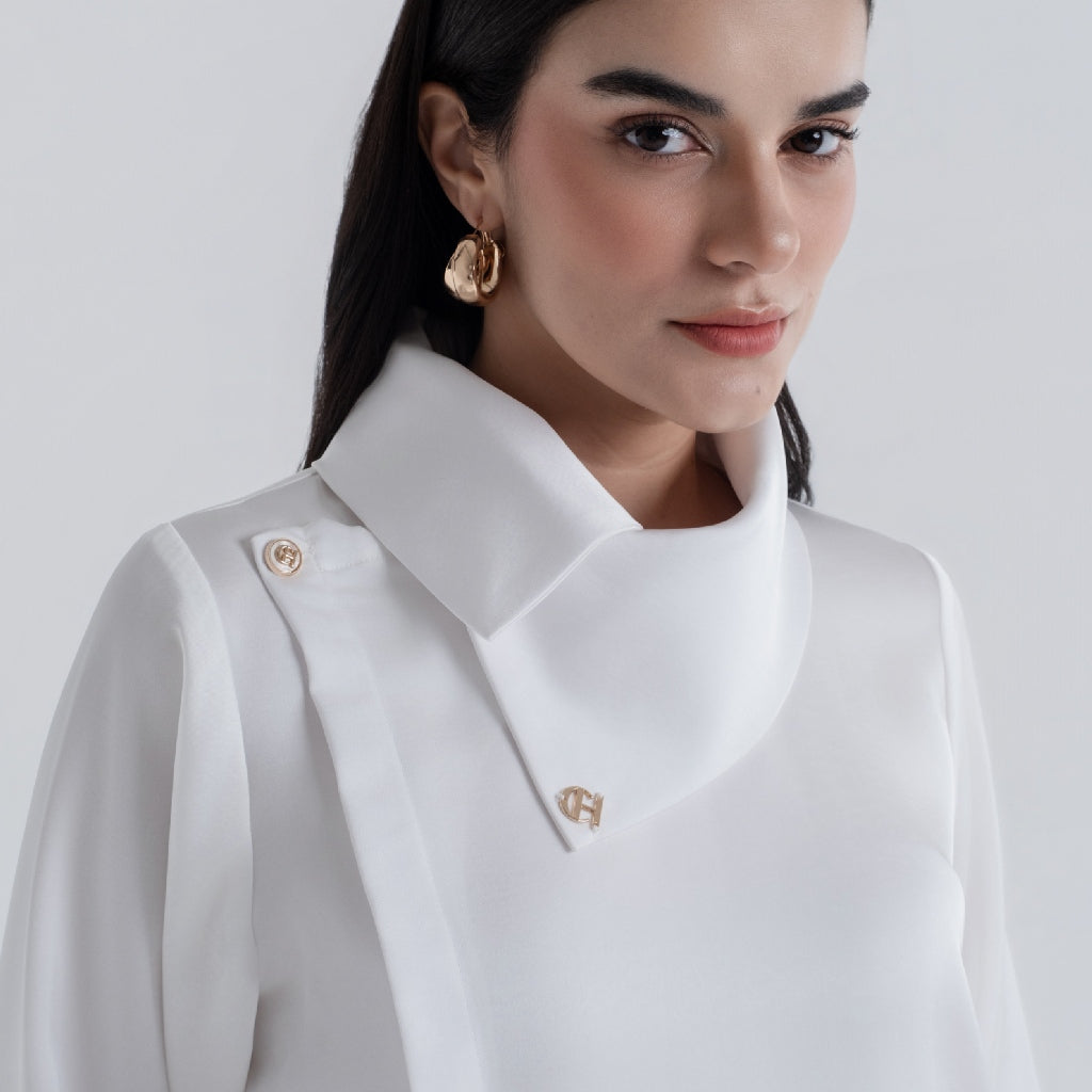 POS - Chanté - Penelope Blouse in Broken White