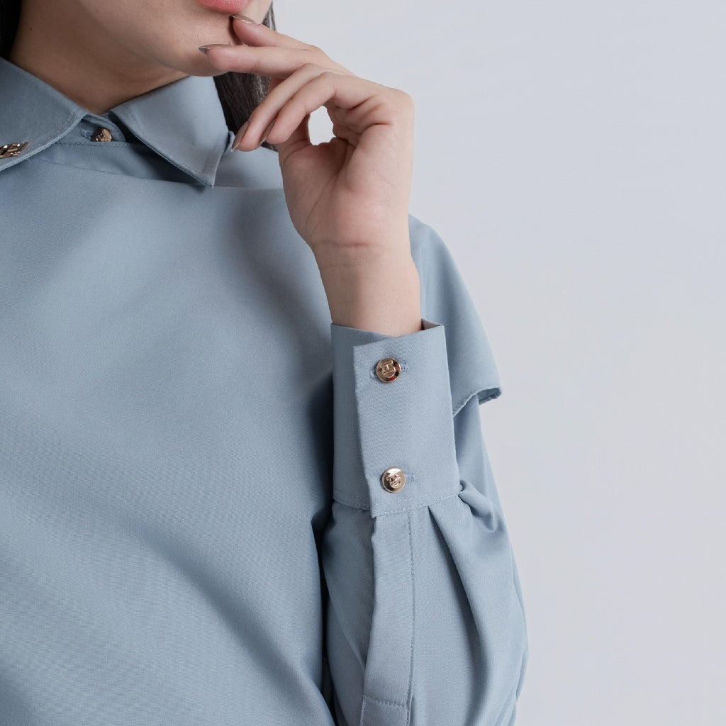 Chanté - Patrice Shirt in Powder Blue