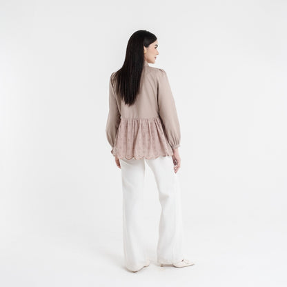Chanté - Quanina Blouse In Nude (Women Blouse)