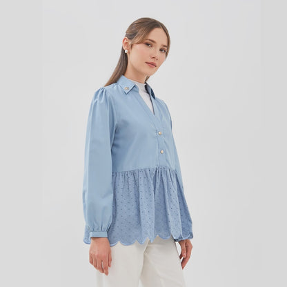 Chanté - Quanina Blouse in Blue (Women Blouse)