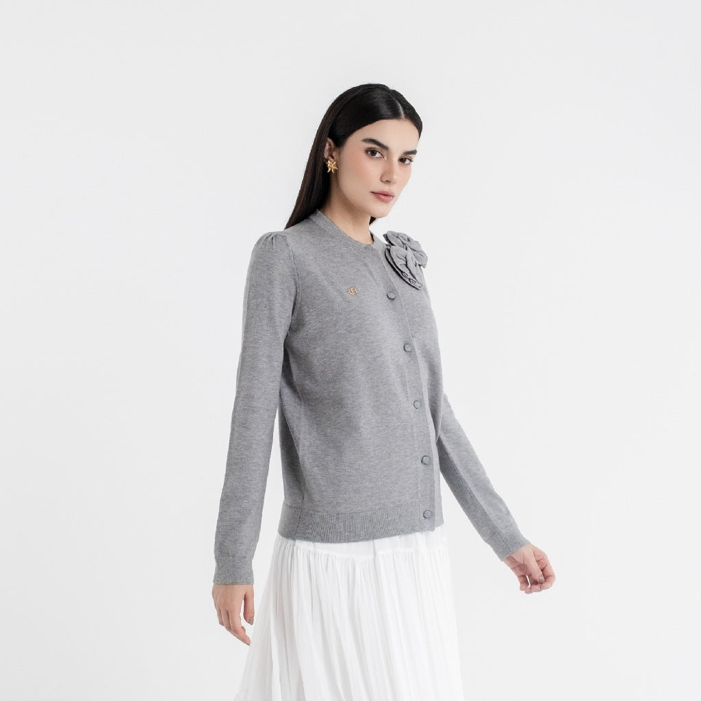 Chanté - Quella Cardigan in Grey (Women Outer)