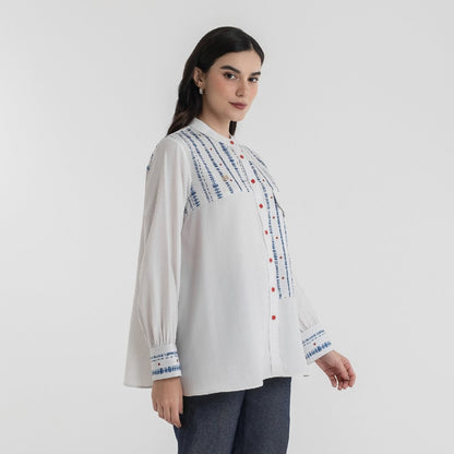 POS - Chanté - Raia Shirt in Broken White