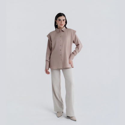 Chanté - Pepper Shirt in Sand (Women Shirt)