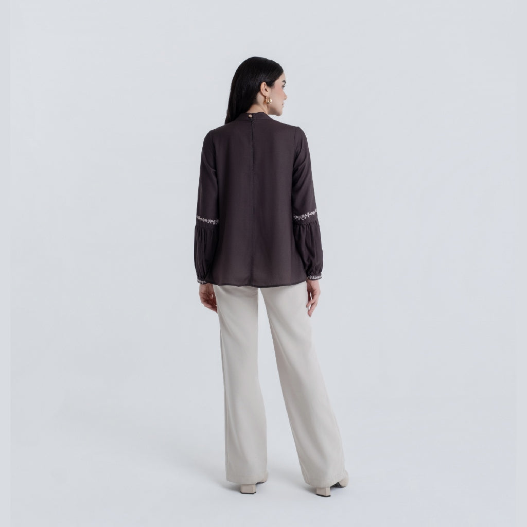 Chanté - Polina Blouse in Cocoa (Women Blouse)