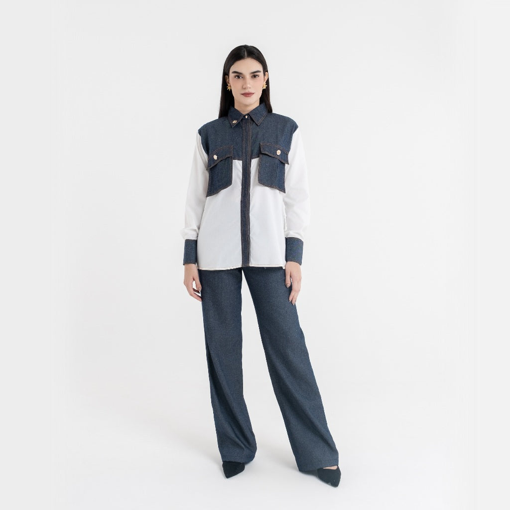 Chanté - Quinna Shirt in Broken White