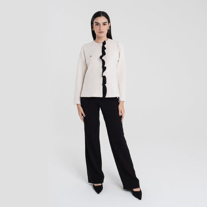 Chanté - Ruby Blazer in Cream