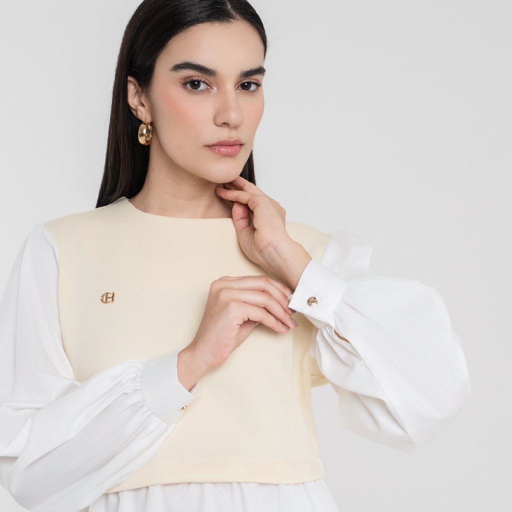 Chanté - Samara Blouse in Butter Yellow