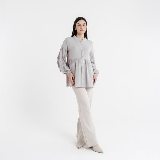Chanté - Qyana Blouse in Taupe (Women Top)