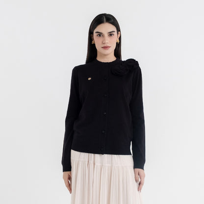 Chanté - Quella Cardigan in Black (Women Outer)