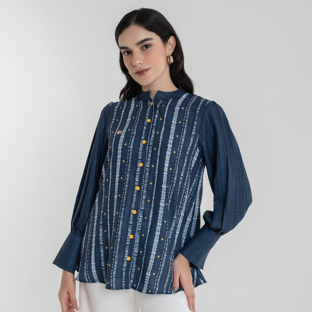 Chanté - Rinaya Blouse in Blue (Women Blouse)