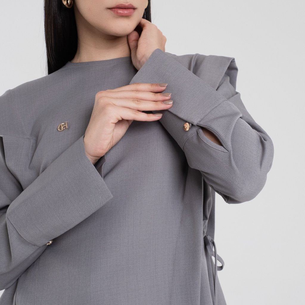 Chanté - Raquela Blouse in Misty Grey (Women Blouse)