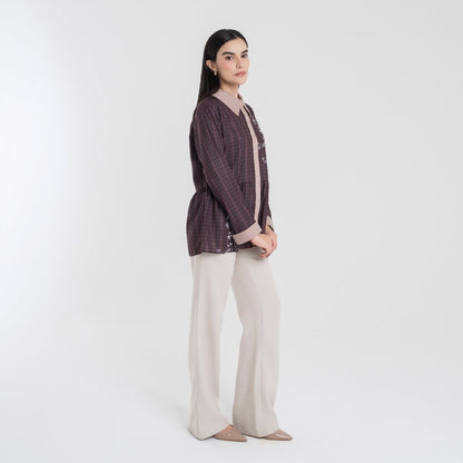 Chanté - Silka Shirt in Burgundy
