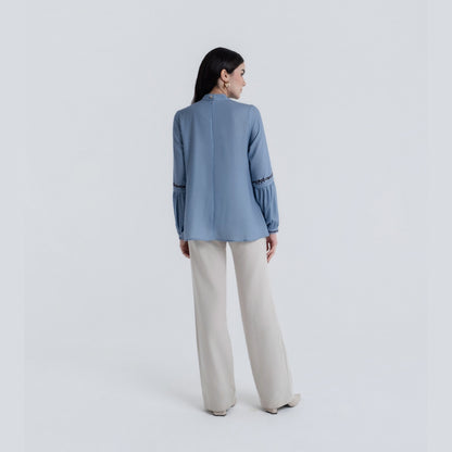 Chanté - Polina Blouse in Stone Blue