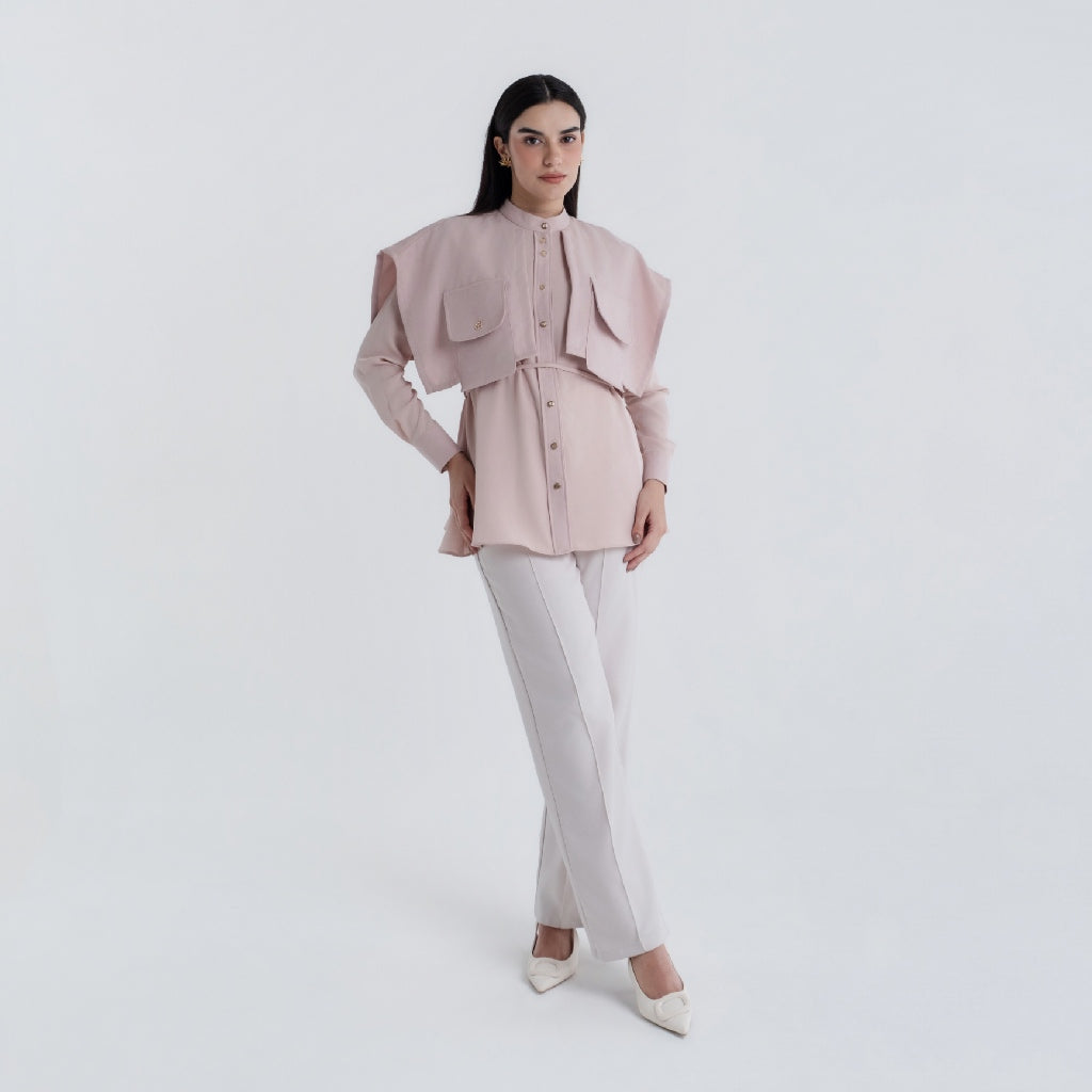 Chanté - Pavina Blouse in Blush (Women Blouse)