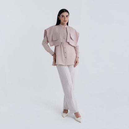 Chanté - Pavina Blouse in Blush (Women Blouse)
