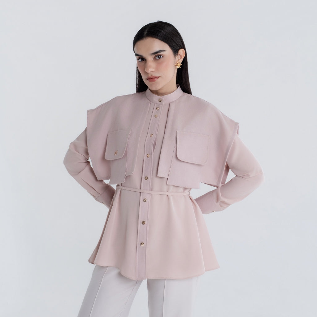 Chanté - Pavina Blouse in Blush (Women Blouse)