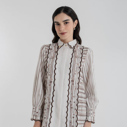 Chanté - Rosalie Shirt in Beige (Women Shirt)
