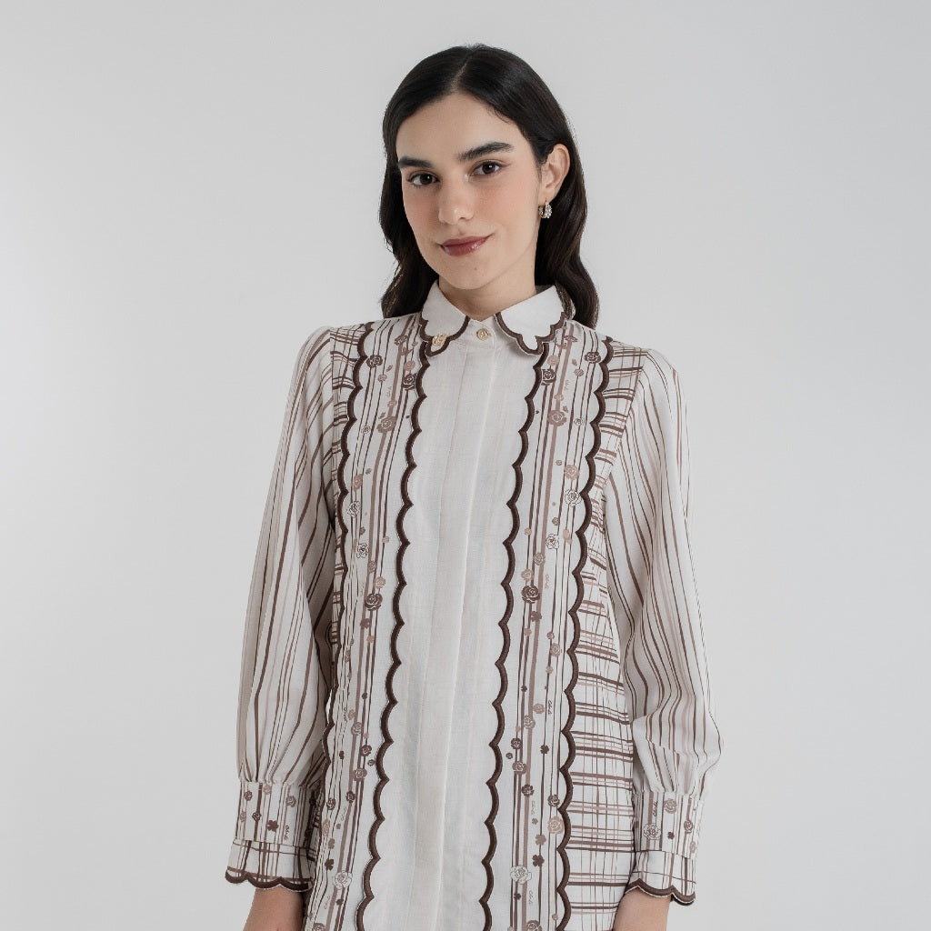 Chanté - Rosalie Shirt in Beige (Women Shirt)