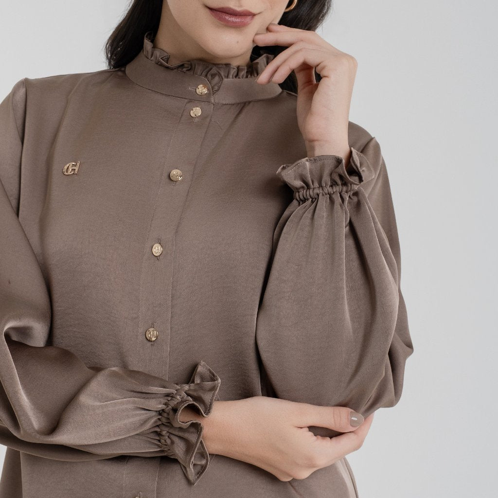 Chanté - Riva Blouse in Hazelnut (Women Blouse)