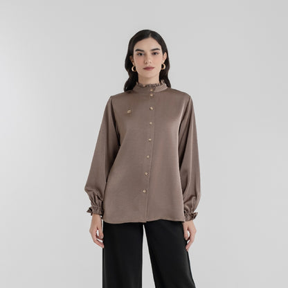 Chanté - Riva Blouse in Hazelnut (Women Blouse)