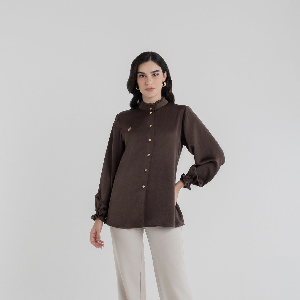 Chanté - Riva Blouse in Espresso(Women Blouse)