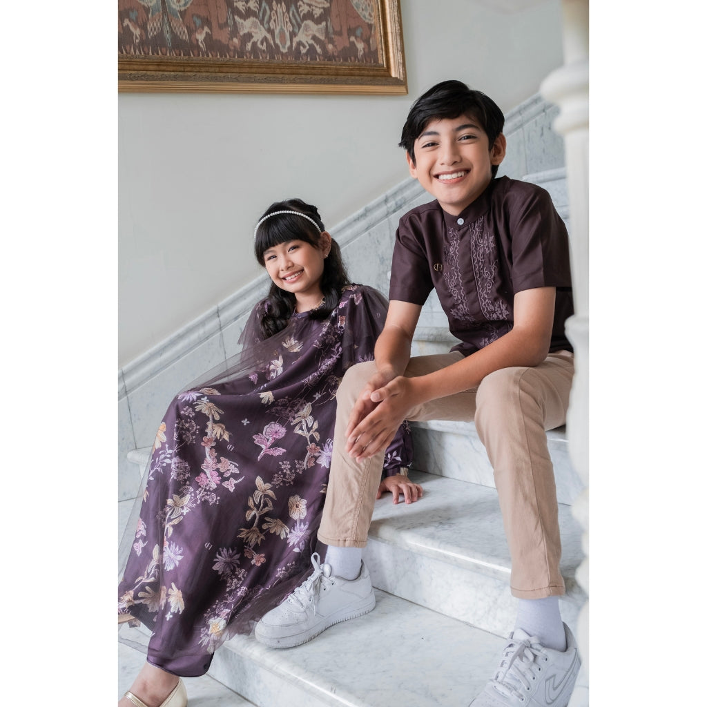 Chanté - Sakha Boy Shirt in Mahogany