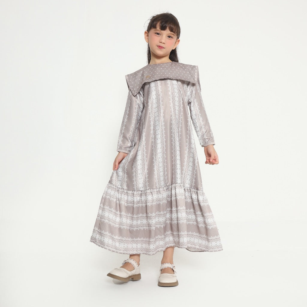 Chanté - Dalwa Girl Dress in French Taupe (Kids Dress)