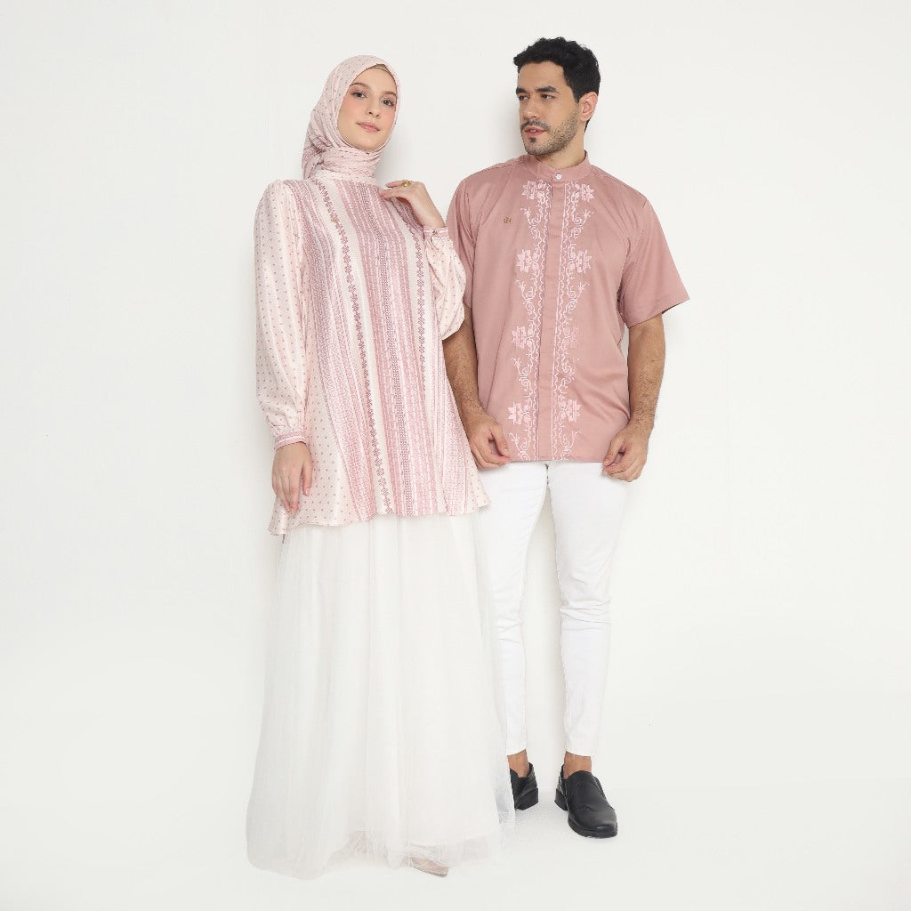 Chanté - Dinar Tunic in Lace Pink (Women Tunic)