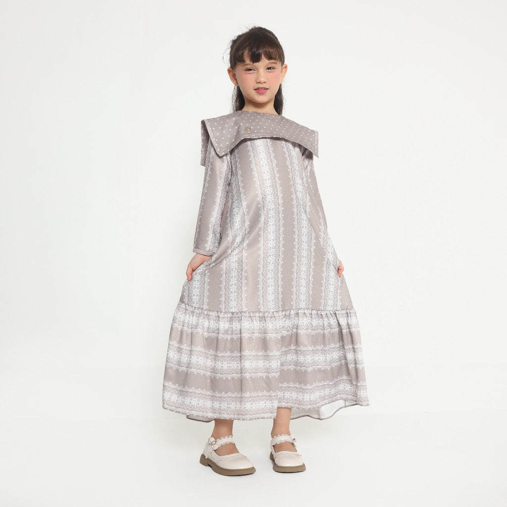 Chanté - Dalwa Girl Dress in French Taupe (Kids Dress)